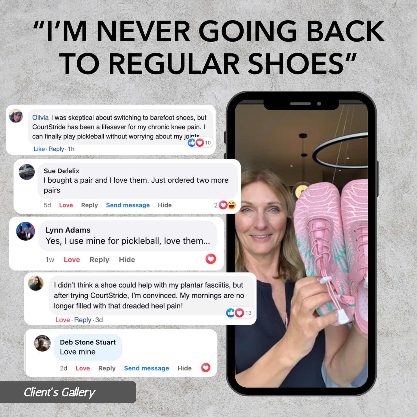 CourtStride™ Athletic Grounding Shoes