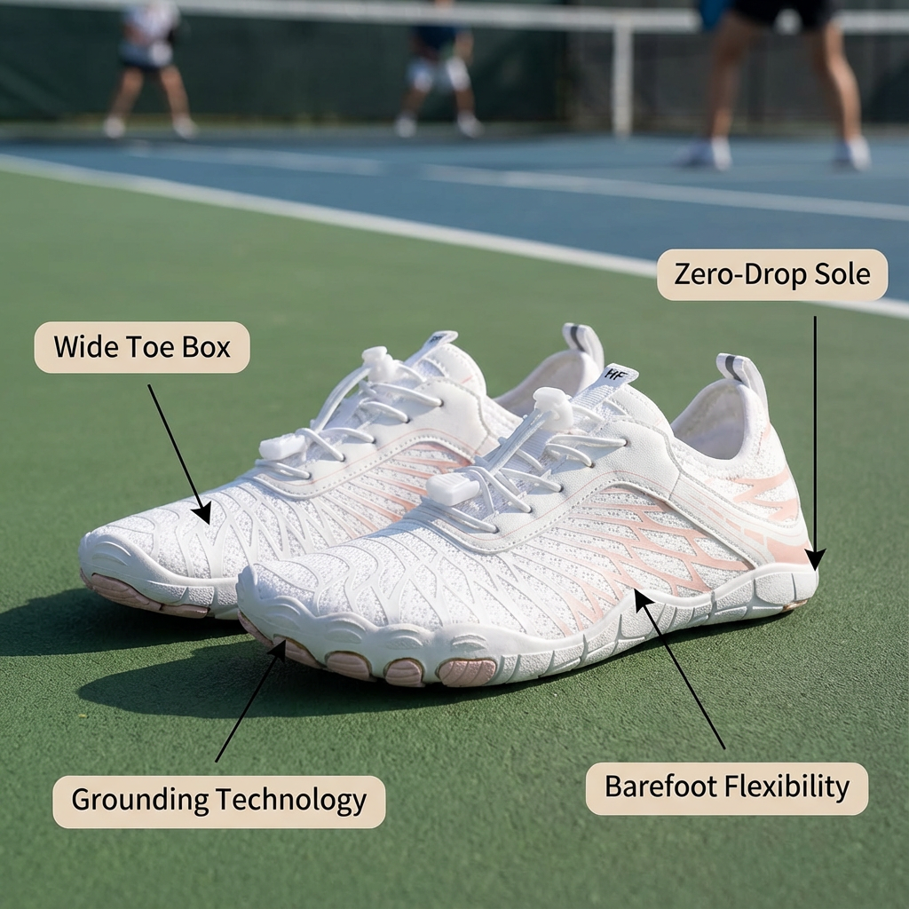 CourtStride™ Athletic Grounding Shoes